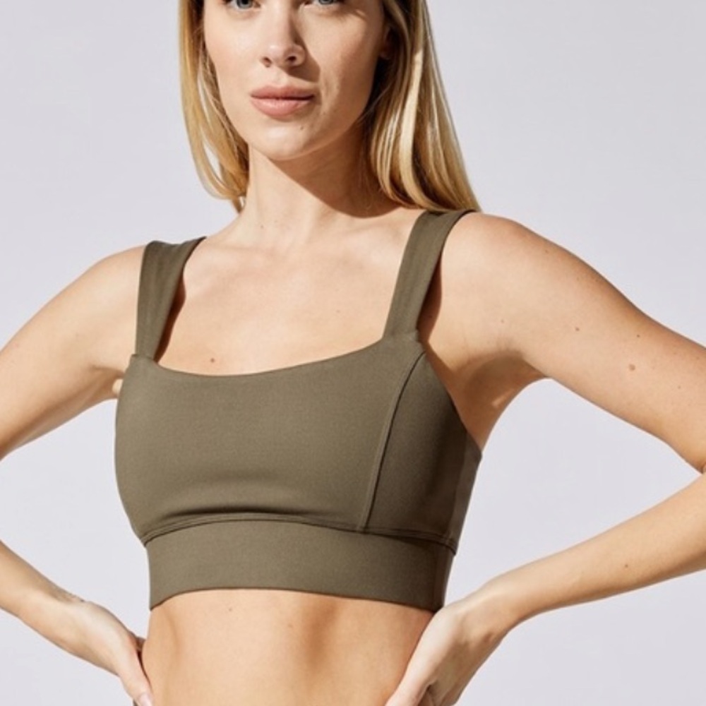 Carbon38 Women’s Utility Detail Sportsbra Brown Size Small Activewear Athletic